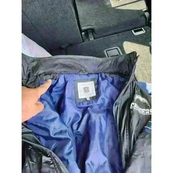 Chargers Vintage Jacket w/Hoodie NFL SZ XL - Picture 6 of 8